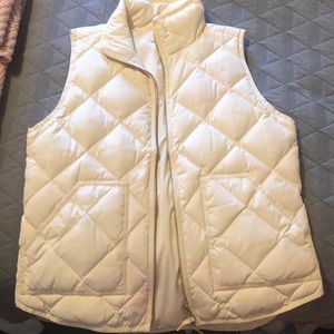J Crew white vest - size small